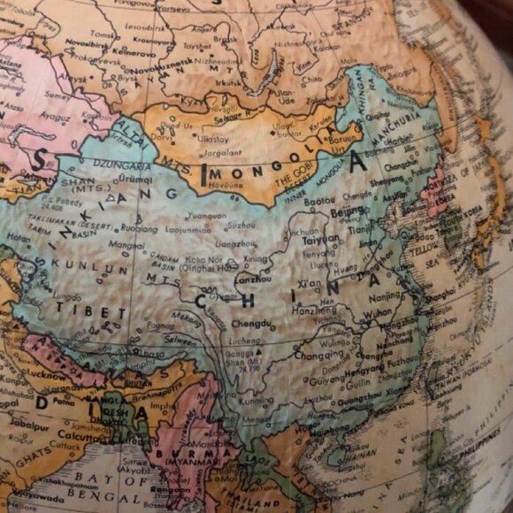 Morgan Globe 12” Diameter, by Replogle World Classic Series, Hardwood Base - Picture 10 of 16